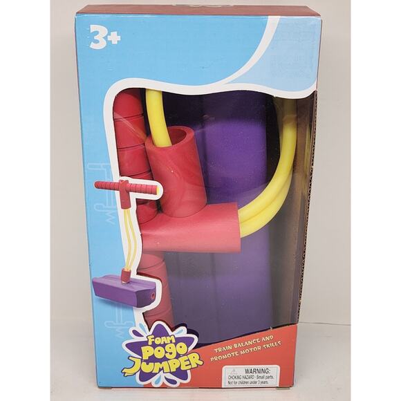 Foam Pogo Jumper Stick For Kids Fun & Safe Toddlers Balance and Motor Skills - Picture 1 of 4
